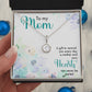 MOTHER AND SONS, ETERNAL HOPE NECKLACE FOR MOM, NECKLACE WITH MESSAGE CARD, BIRTHDAY, MOTHER'S DAY GIFT FOR HER