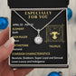 ESPECIALLY FOR YOU, TAURUS MESSAGE CARD WITH ETERNAL HOPE NECKLACE, ZODIAC MESSAGE CARD, GIFT FOR HER