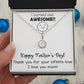 "Express Your Love with ETERNAL HOPE NECKLACE with Message Card FOR MOM" MOTHER'S DAY GIFT, BIRTHDAY GIFT.
