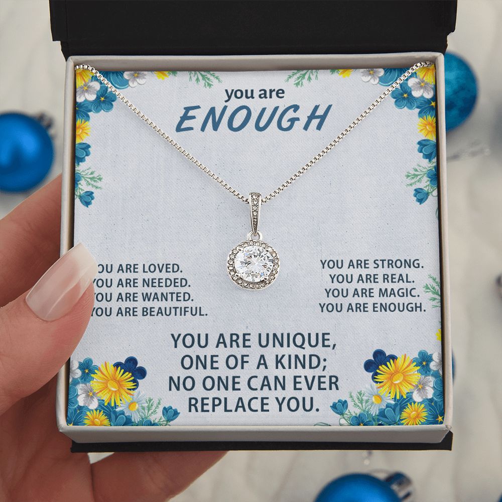 ETERNAL HOPE NECKLACE with message card, unique gift for her, birthday and friendship day gift, gift for all occasion.