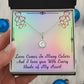 ETERNAL HOPE NECKLACE FOR SOULMATE, FOR YOUR LGBTQ PARTNER, WITH MESSAGE CARD, PRIDE NECKLACE,