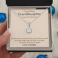 ETERNAL HOPE NECKLACE FOR GRANDDAUGHTER ON HER GRADUATION, GIFT FOR HER, FROM GRANDPA