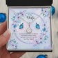 To My Wife, Eternal Hope Necklace For Wife With Message Card, Birthday, Valentine's Day Gift For Her