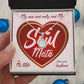 My Soulmate My Wife, Eternal Hope Necklace For Wife With Message Card, Birthday, Valentine's Day Gift For Her