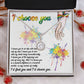 I CHOOSE YOU, ETERNAL HOPE NECKLACE FOR SOULMATE, FOR YOUR LGBTQ PARTNER, WITH MESSAGE CARD, PRIDE NECKLACE,