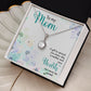 MOTHER AND SONS, ETERNAL HOPE NECKLACE FOR MOM, NECKLACE WITH MESSAGE CARD, BIRTHDAY, MOTHER'S DAY GIFT FOR HER