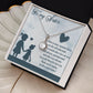 TO MY SISTER, ETERNAL HOPE NECKLACE FOR SISTER, FOREVER BEST FRIEND, BFF, BIRTHDAY/ FRIENDSHIP DAY GIFT FOR HER