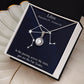 YOU ARE THE FAIR SCALES, LIBRA MESSAGE CARD WITH ETERNAL HOPE NECKLACE, ZODIAC MESSAGE CARD, GIFT FOR HER
