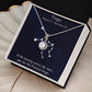 YOU ARE THE PRACTICAL VIRGIN, VIRGO MESSAGE CARD WITH ETERNAL HOPE NECKLACE, ZODIAC MESSAGE CARD, GIFT FOR HER
