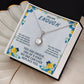 ETERNAL HOPE NECKLACE with message card, unique gift for her, birthday and friendship day gift, gift for all occasion.