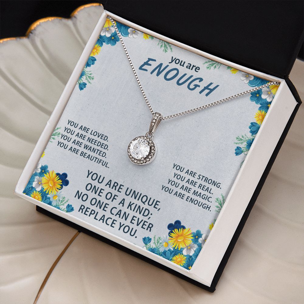 ETERNAL HOPE NECKLACE with message card, unique gift for her, birthday and friendship day gift, gift for all occasion.