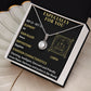 ESPECIALLY FOR YOU, LIBRA MESSAGE CARD WITH ETERNAL HOPE NECKLACE, ZODIAC MESSAGE CARD, GIFT FOR HER