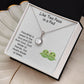 LIKE TWO PEAS IN A POD, ETERNAL HOPE NECKLACE FOR FRIEND, FOREVER BEST FRIEND, BFF, BIRTHDAY/ FRIENDSHIP DAY GIFT FOR HER