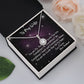 To My Wife, Eternal Hope Necklace, For Wife With Message Card, Birthday, Valentine's Day Gift For Her