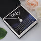 To My Wife, Our Love Is My North Star, Eternal Hope Necklace For Wife With Message Card, Birthday, Valentine's Day Gift For Her