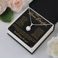 TO MY BONUS DAUGHTER, ETERNAL HOPE NECKLACE WITH MESSAGE CARD, BIRTHDAY AND DAUGHTERS DAY GIFT FOR HER