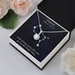 YOU ARE THE PLAYFUL TWINS, GEMINI MESSAGE CARD WITH ETERNAL HOPE NECKLACE, ZODIAC MESSAGE CARD, GIFT FOR HER