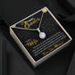 TO MY WIFE, HAPPY EASTER, ETERNAL HOPE NECKLACE WITH MESSAGE CARD, EASTER GIFT FOR WIFE FROM HUSBAND