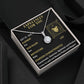 ESPECIALLY FOR YOU, LEO MESSAGE CARD WITH ETERNAL HOPE NECKLACE, ZODIAC MESSAGE CARD, GIFT FOR HER