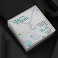MOTHER AND SONS, ETERNAL HOPE NECKLACE FOR MOM, NECKLACE WITH MESSAGE CARD, BIRTHDAY, MOTHER'S DAY GIFT FOR HER