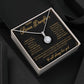 TO MY BONUS DAUGHTER, ETERNAL HOPE NECKLACE WITH MESSAGE CARD, BIRTHDAY AND DAUGHTERS DAY GIFT FOR HER