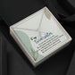 TO MY TWIN SISTER, ETERNAL HOPE NECKLACE FOR SISTER, FOREVER BEST FRIEND, BFF, BIRTHDAY/ FRIENDSHIP DAY GIFT FOR HER