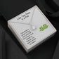 LIKE TWO PEAS IN A POD, ETERNAL HOPE NECKLACE FOR FRIEND, FOREVER BEST FRIEND, BFF, BIRTHDAY/ FRIENDSHIP DAY GIFT FOR HER