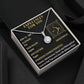 ESPECIALLY FOR YOU, SAGGITARIUS MESSAGE CARD WITH ETERNAL HOPE NECKLACE, ZODIAC MESSAGE CARD, GIFT FOR HER
