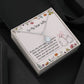 My Dear Wife, Eternal Hope Necklace, For Wife With Message Card, Birthday, Valentine's Day Gift For Her