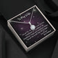 To My Wife, Eternal Hope Necklace, For Wife With Message Card, Birthday, Valentine's Day Gift For Her