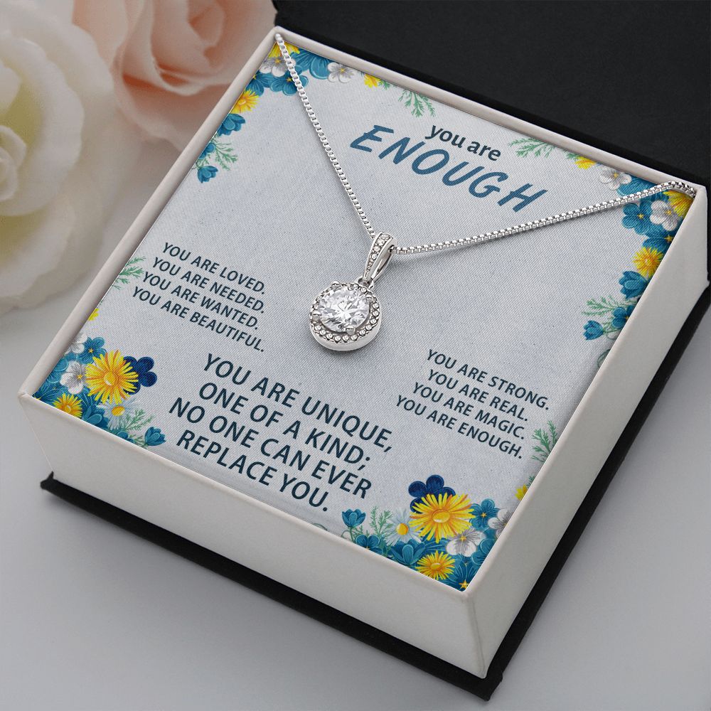 ETERNAL HOPE NECKLACE with message card, unique gift for her, birthday and friendship day gift, gift for all occasion.