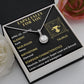 ESPECIALLY FOR YOU, TAURUS MESSAGE CARD WITH ETERNAL HOPE NECKLACE, ZODIAC MESSAGE CARD, GIFT FOR HER