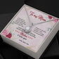 TO MY MOM, ETERNAL HOPE NECKLACE FOR MOM, NECKLACE WITH MESSAGE CARD, BIRTHDAY, MOTHER'S DAY GIFT FOR HER