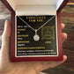 ESPECIALLY FOR YOU, LIBRA MESSAGE CARD WITH ETERNAL HOPE NECKLACE, ZODIAC MESSAGE CARD, GIFT FOR HER