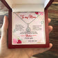 TO MY MOM, ETERNAL HOPE NECKLACE FOR MOM, NECKLACE WITH MESSAGE CARD, BIRTHDAY, MOTHER'S DAY GIFT FOR HER