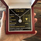 ESPECIALLY FOR YOU, ARIES MESSAGE CARD WITH ETERNAL HOPE NECKLACE, ZODIAC MESSAGE CARD, GIFT FOR HER