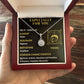 ESPECIALLY FOR YOU, PISCES MESSAGE CARD WITH ETERNAL HOPE NECKLACE, ZODIAC MESSAGE CARD, GIFT FOR HER