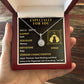 ESPECIALLY FOR YOU, VIRGO MESSAGE CARD WITH ETERNAL HOPE NECKLACE, ZODIAC MESSAGE CARD, GIFT FOR HER