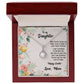 TO MY DAUGHTER, HAPPY EASTER, ETERNAL HOPE NECKLACE WITH MESSAGE CARD, EASTER GIFT FOR DAUGHTER FROM MOM