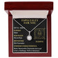 ESPECIALLY FOR YOU, SCORPIO MESSAGE CARD WITH ETERNAL HOPE NECKLACE, ZODIAC MESSAGE CARD, GIFT FOR HER
