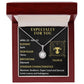 ESPECIALLY FOR YOU, TAURUS MESSAGE CARD WITH ETERNAL HOPE NECKLACE, ZODIAC MESSAGE CARD, GIFT FOR HER