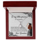 TO MY LITTLE PRINCESS, ETERNAL HOPE NECKLACE FOR GRANDDAUGHTER ON HER GRADUATION, GIFT FOR HER, FROM GRANDMA