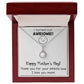 "Express Your Love with ETERNAL HOPE NECKLACE with Message Card FOR MOM" MOTHER'S DAY GIFT, BIRTHDAY GIFT.