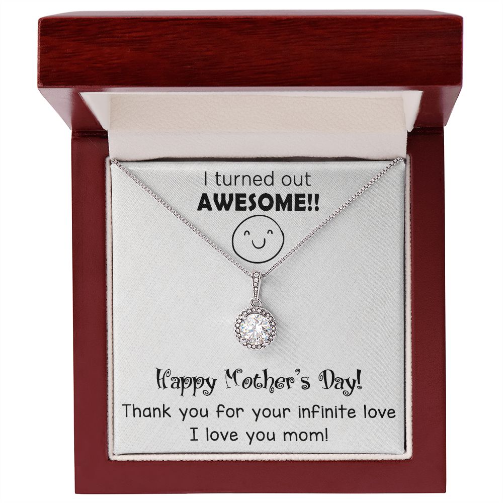 "Express Your Love with ETERNAL HOPE NECKLACE with Message Card FOR MOM" MOTHER'S DAY GIFT, BIRTHDAY GIFT.
