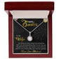 TO MY WIFE, HAPPY EASTER, ETERNAL HOPE NECKLACE WITH MESSAGE CARD, EASTER GIFT FOR WIFE FROM HUSBAND