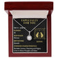 ESPECIALLY FOR YOU, GEMINI MESSAGE CARD WITH ETERNAL HOPE NECKLACE, ZODIAC MESSAGE CARD, GIFT FOR HER