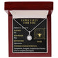 ESPECIALLY FOR YOU, ARIES MESSAGE CARD WITH ETERNAL HOPE NECKLACE, ZODIAC MESSAGE CARD, GIFT FOR HER