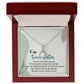 TO MY TWIN SISTER, ETERNAL HOPE NECKLACE FOR SISTER, FOREVER BEST FRIEND, BFF, BIRTHDAY/ FRIENDSHIP DAY GIFT FOR HER