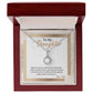 TO MY DAUGHTER, ETERNAL HOPE NECKLACE WITH MESSAGE CARD,  BIRTHDAY AND DAUGHTERS DAY GIFT FOR HER