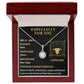 ESPECIALLY FOR YOU, CAPRICORN MESSAGE CARD WITH ETERNAL HOPE NECKLACE, ZODIAC MESSAGE CARD, GIFT FOR HER
